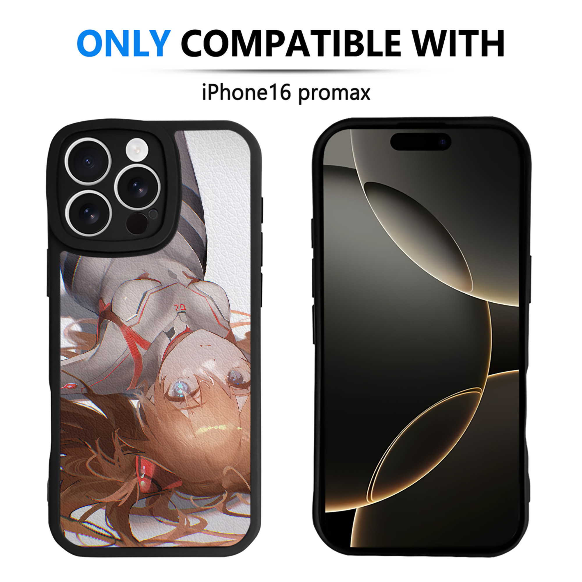 （画像用） EVA 新世紀エヴァンゲリオン 【iPhone 16シリーズ対応】シリコンスマホケース（レザー調） 材質：シリコン